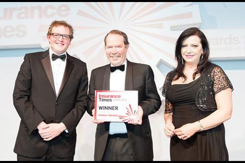IT Awards 2012, Insurer Chief Execs’ Chief Exec Award, Winner, Andrew Torrance